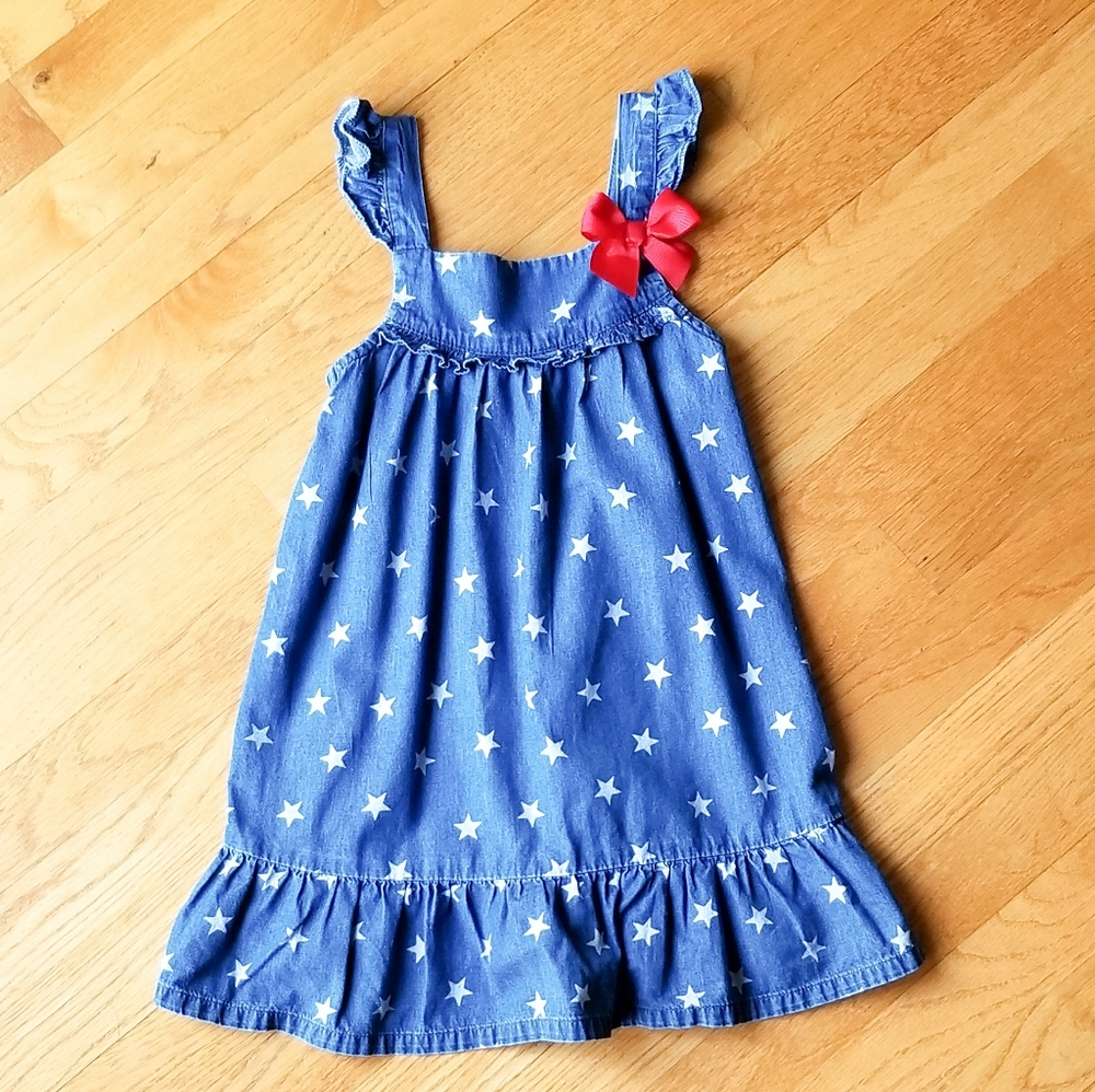 Wonderkids Blue Star Dress 4T